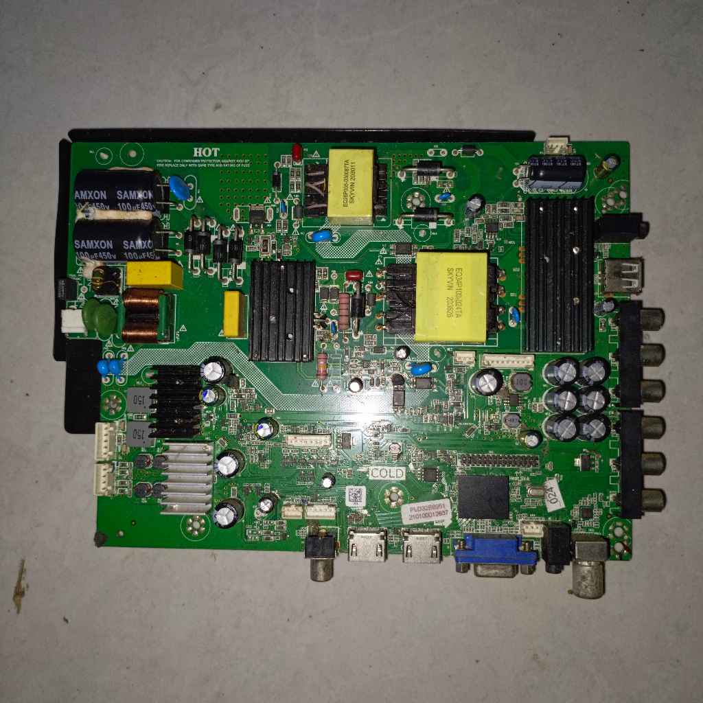 MESIN TV POLYTRON 32 BEKAS CABUTAN NORMAL