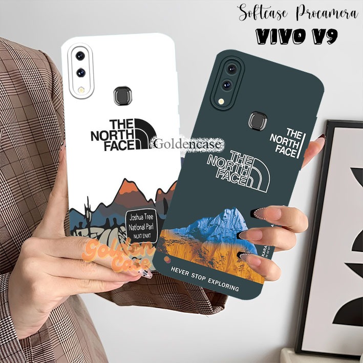 Soft Case Vivo V9 V7 V7Plus V5 V5Plus Motif TNF Keren Kekinian Softcase Premium Case HP