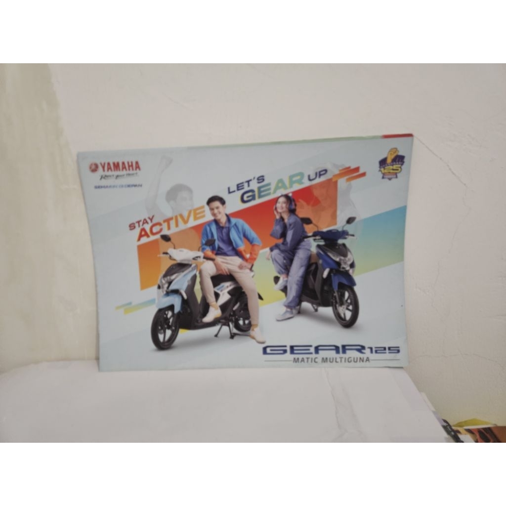 brosur katalog motor yamaha gear 125 2023 leaflet