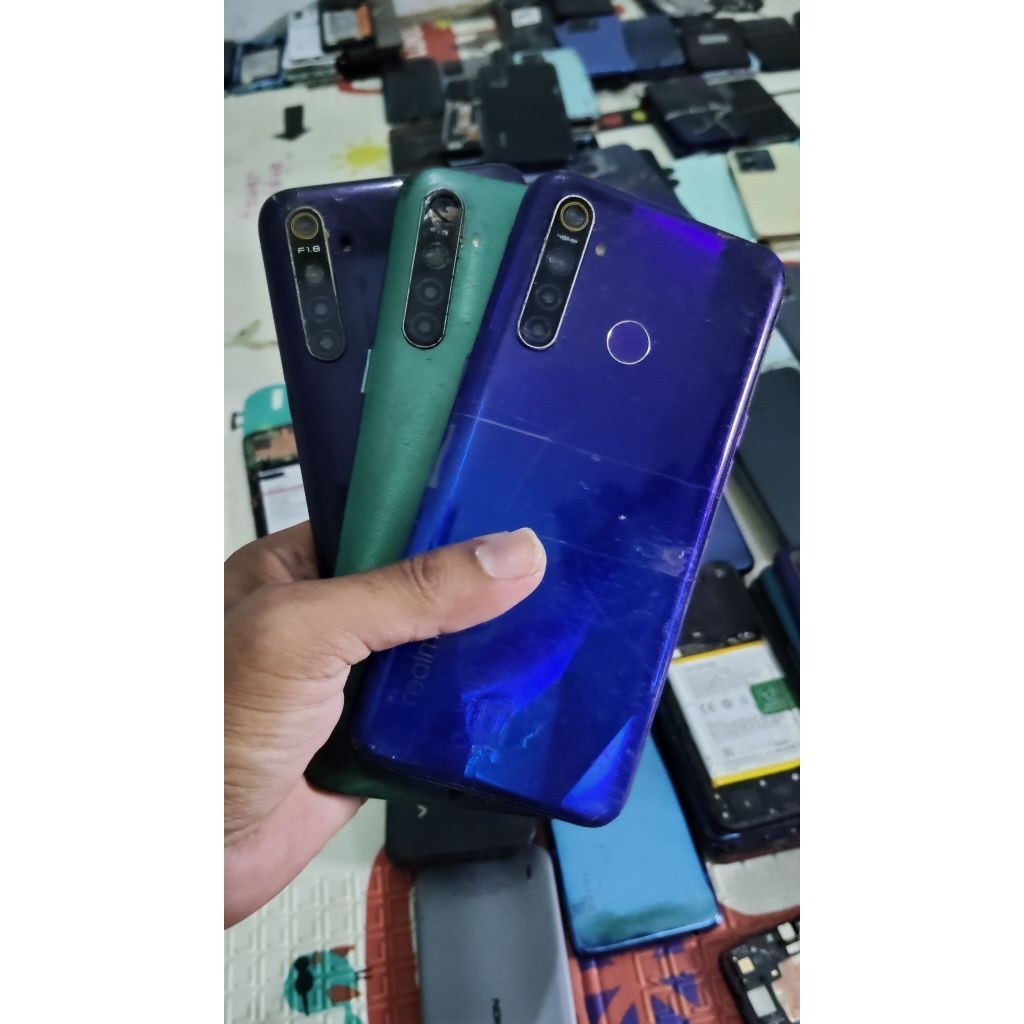 jual Realme 5i/5pro Lcd Minus, Mesin Normal, Fisik seadanya
