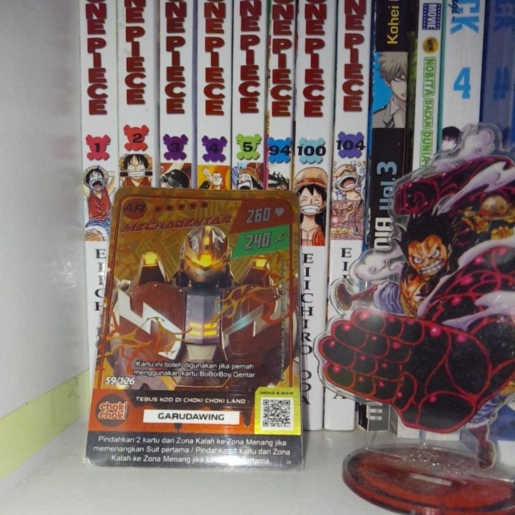 kartu emas ar (alternate rare) mecha gentar Choki Choki s2 v1 indonesia. Free bonus