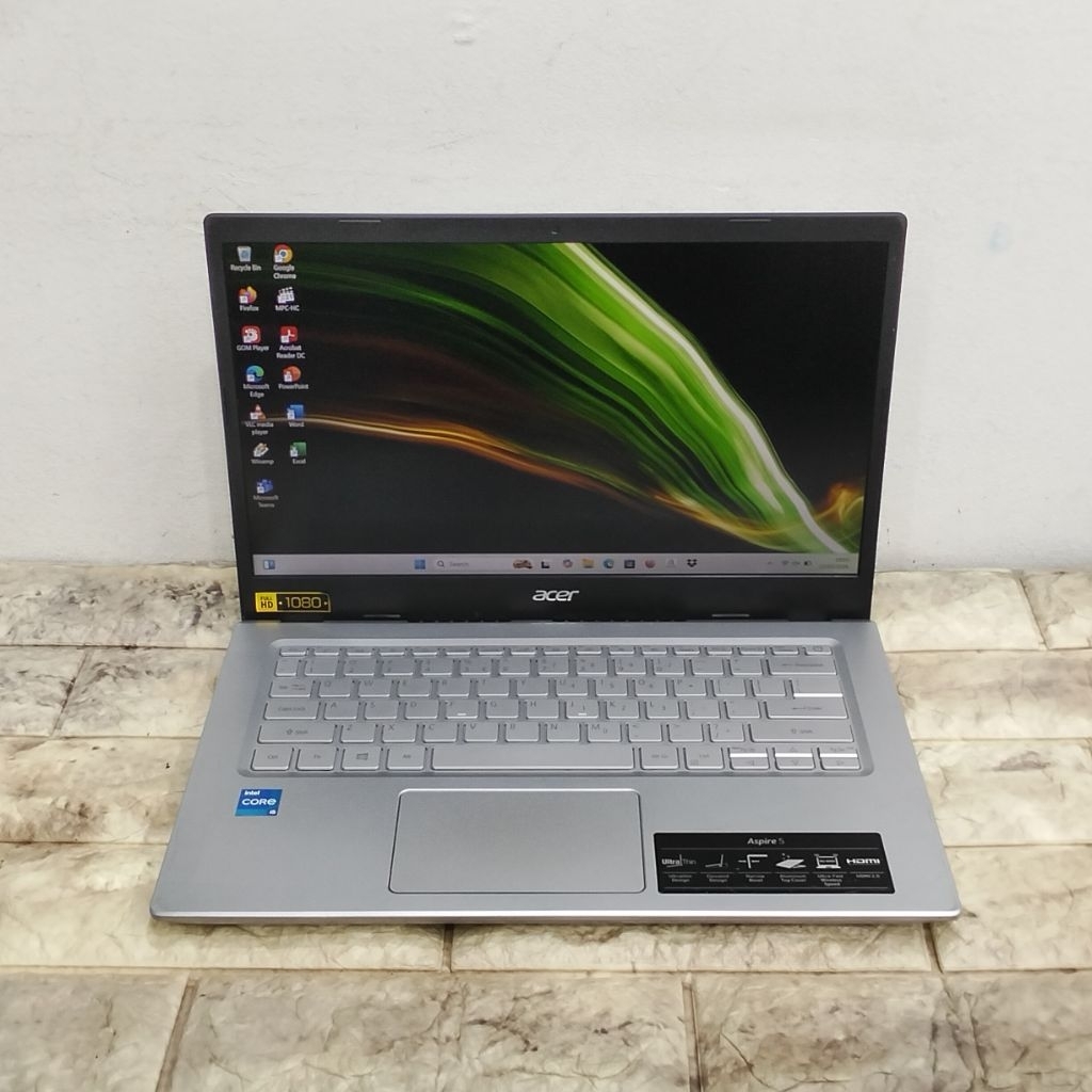 Laptop Acer Aspire 5 Intel core i5-1135G7 RAM 8GB SSD 512GB