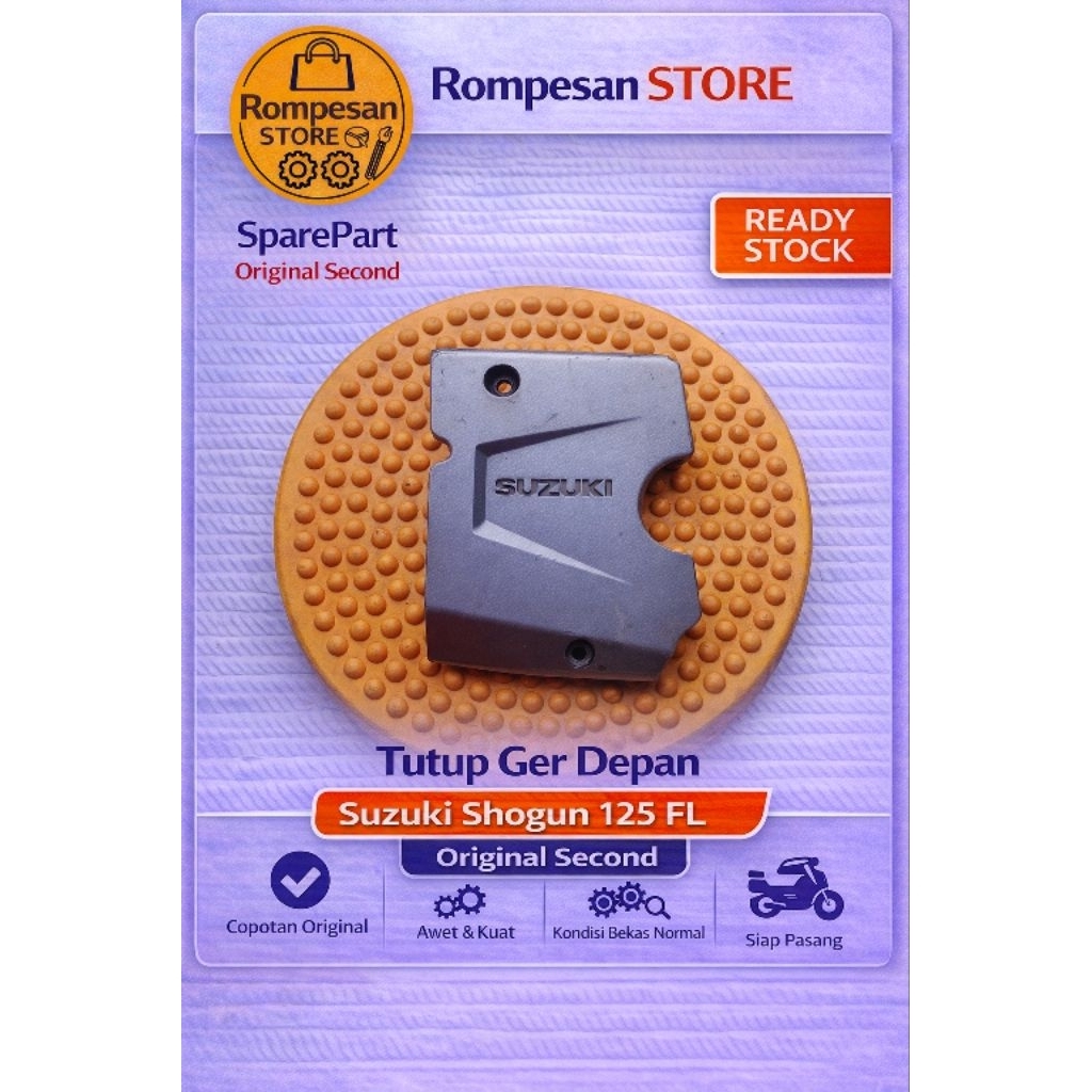 Tutup Gear Depan Suzuki Shogun FL Original Second Cover Gear Depan Shogun FL