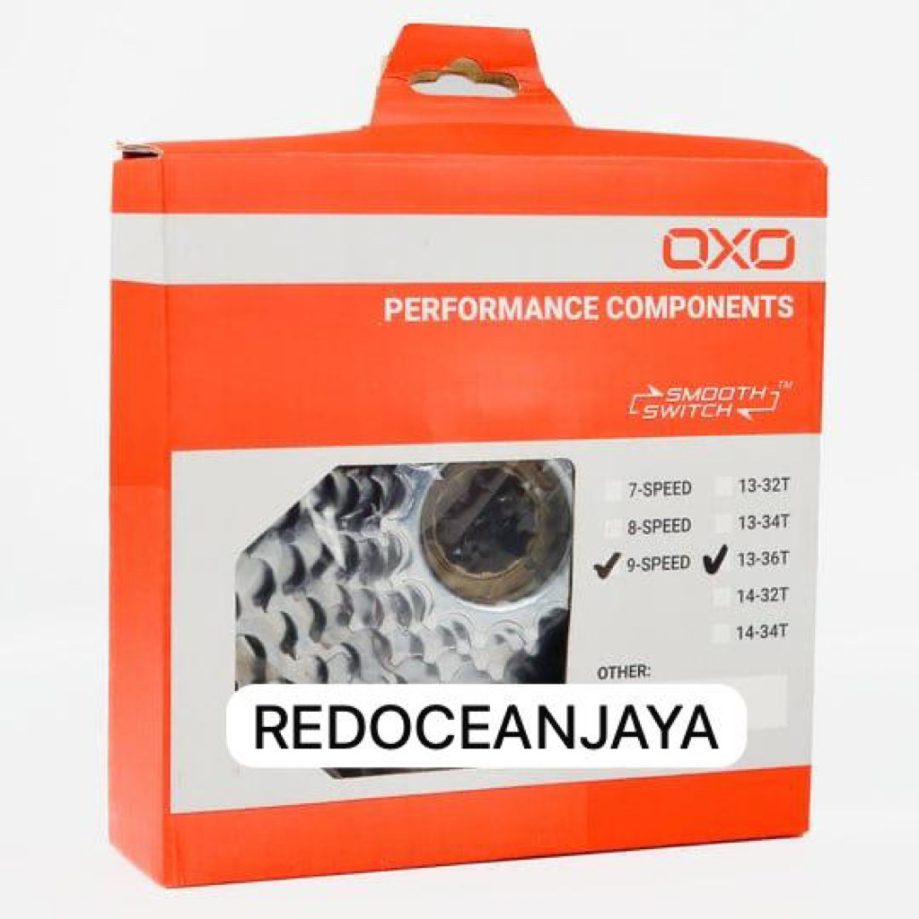 Oxo Gear Gir Freewheel Drat Oxo Megarange 9 Speed 13-36T drat ulir 9sp 9speed