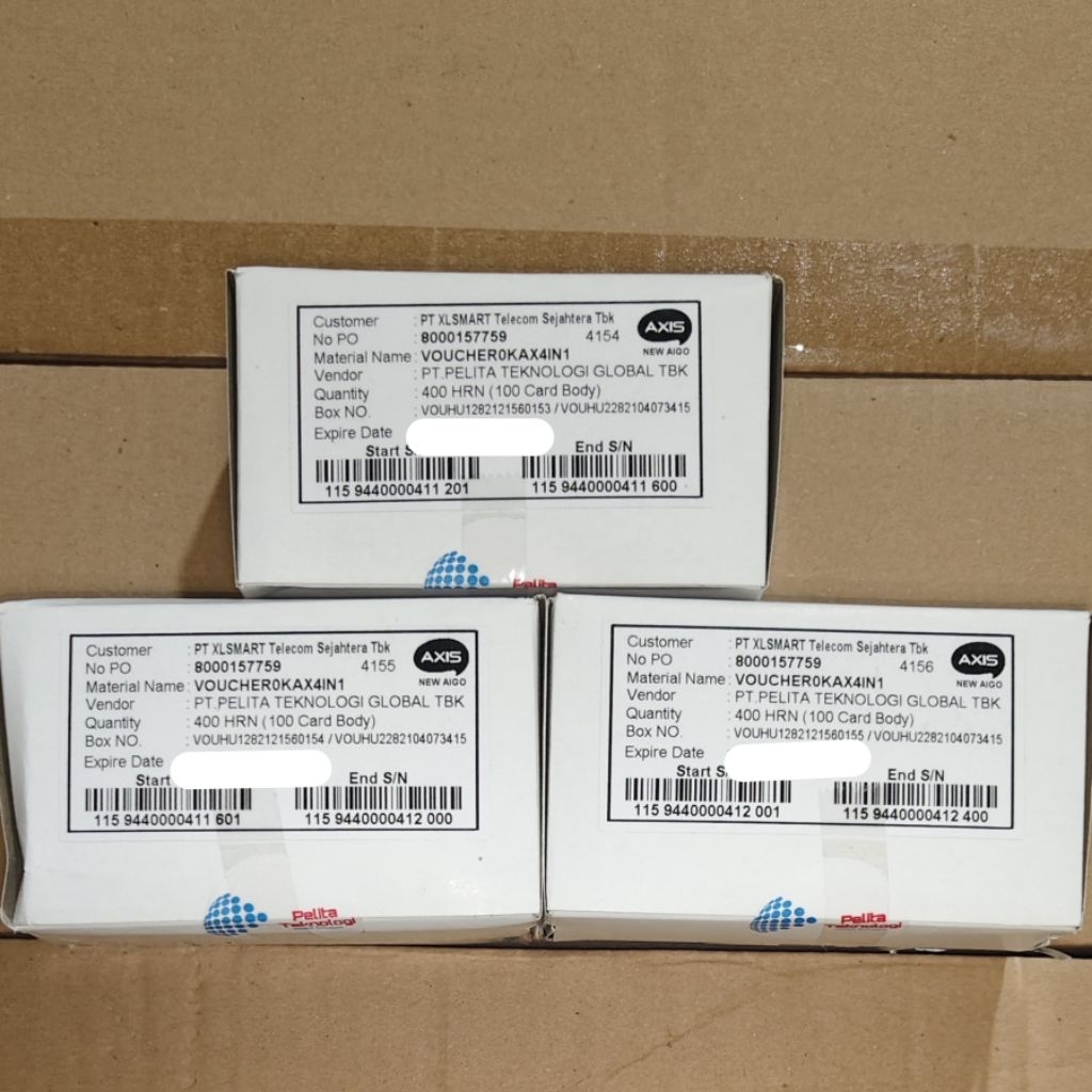 Voucher Axis Kosongan 1000 SN