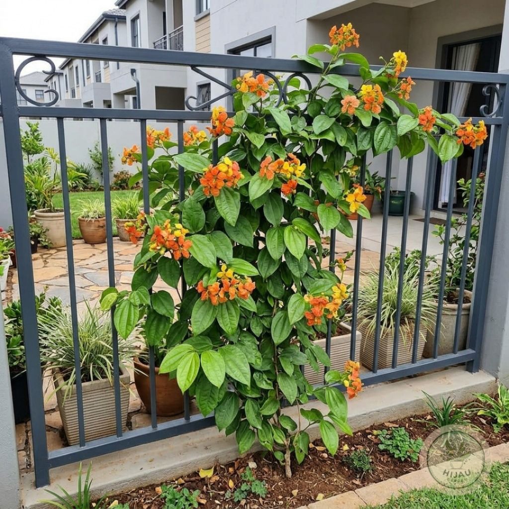 Tanaman Hias Bauhinia Kockiana Bunga Orange Cerah – Tanaman Rambat Untuk Pagar & Pergola