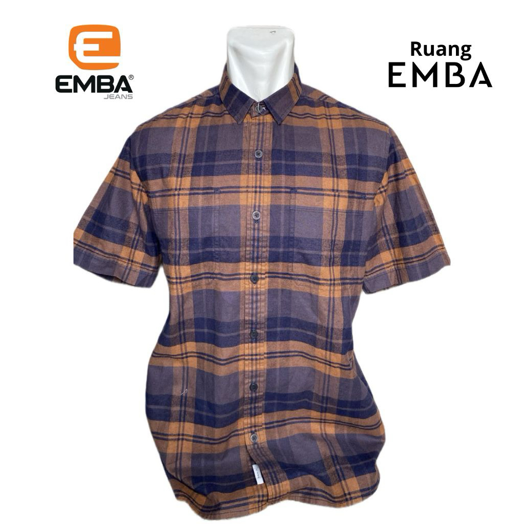 EMBA - Kemeja Pria EMBA Lengan Pendek