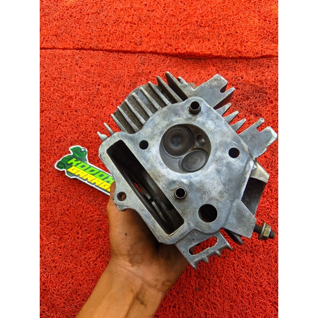 ciylider head kop honda supra fit legenda kosongan isi klep original copotan