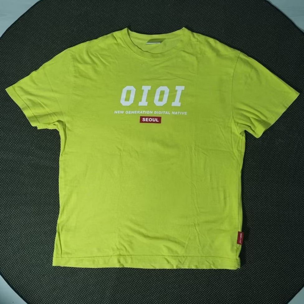 OiOi Studio Seoul Unisex T-shirt/Kaos OiOi Studio Brand Lime Green Original