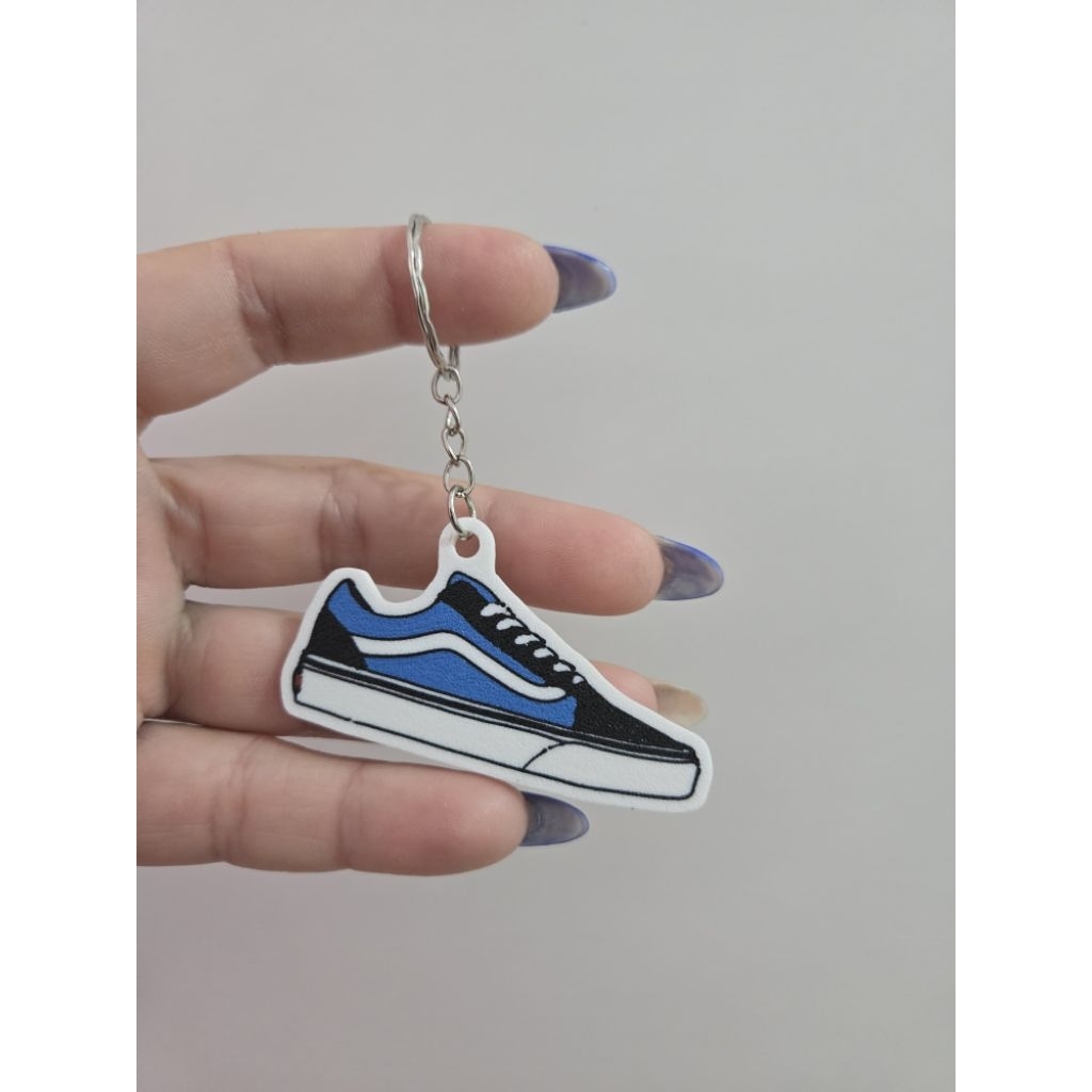 keychain gantungan kunci ganci model sepatu Vans