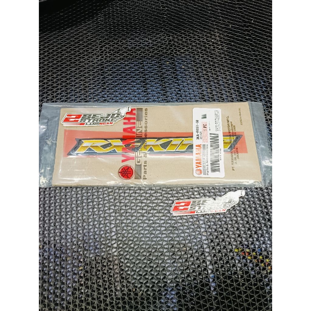 EMBLEM RXKING EMBLEM COVER BOX AKI BOX SAMPING RXK RXKING ORIGINAL