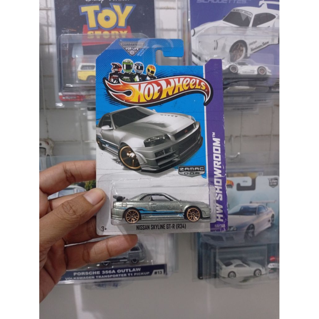 Hot wheels Nissan skyline GT-R (R34) Zamac