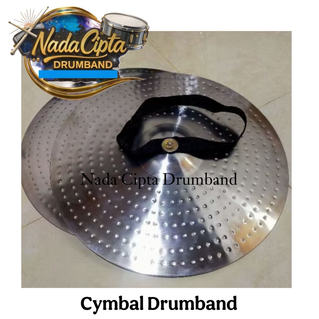 Cymbal Putih Drumband Murah