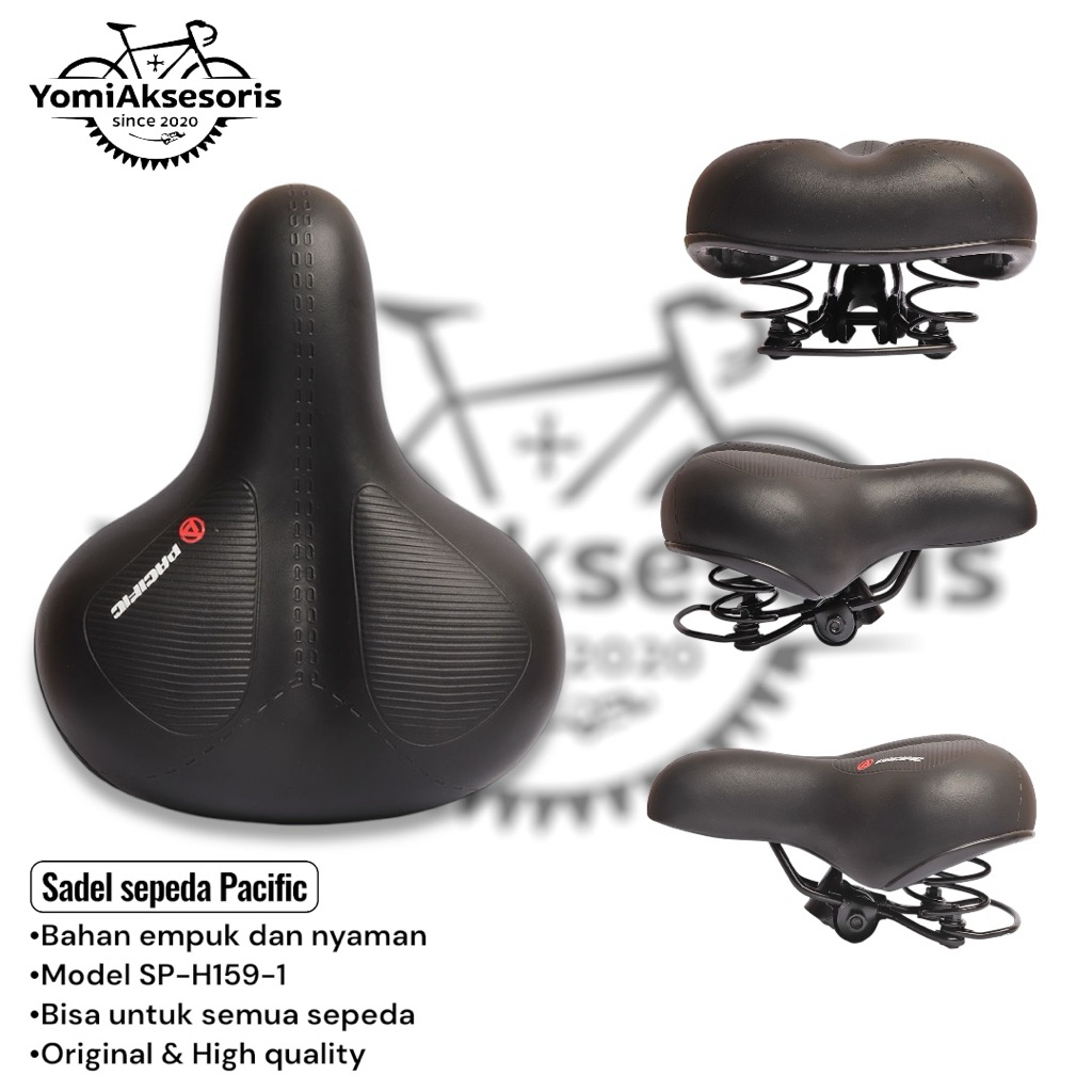 Sadel sepeda mini mtb lebar dan empuk PACIFIC