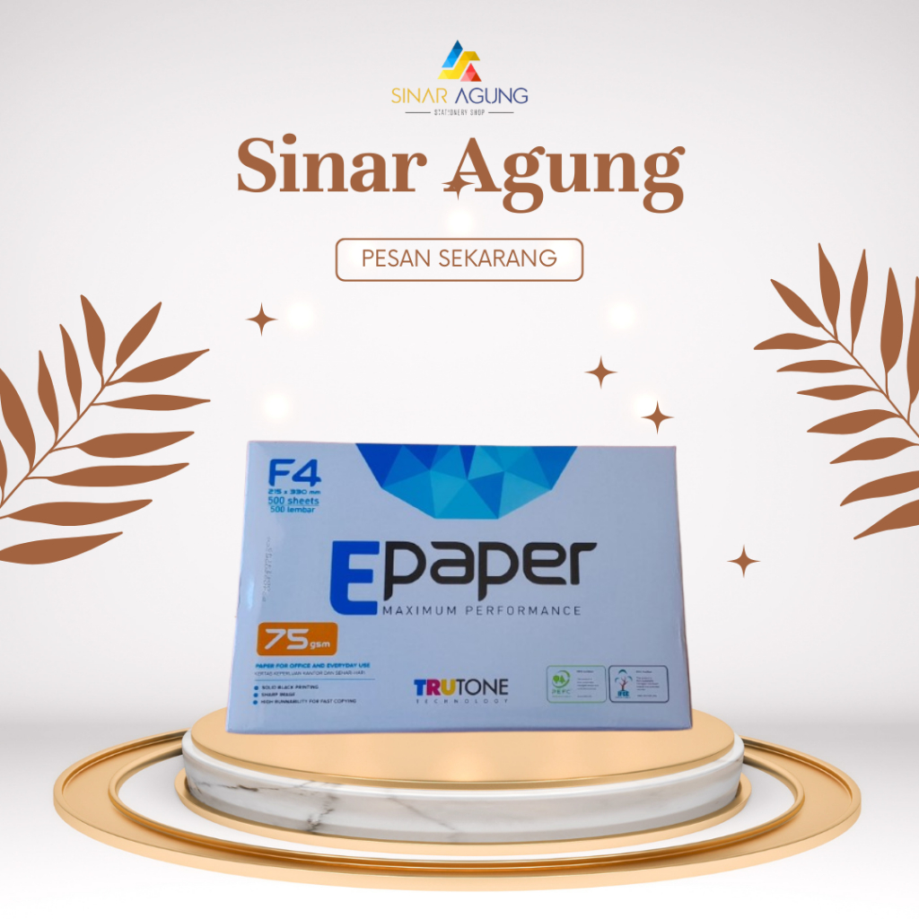 E-PAPER KERTAS HVS  F4 75 GSM