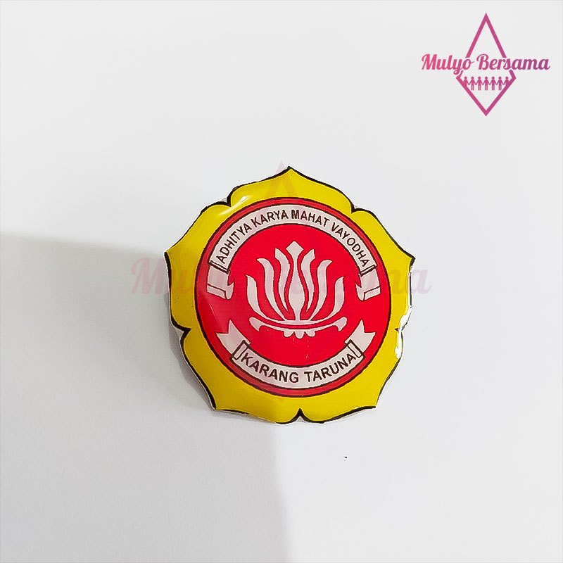 Pin Atribut Karang Taruna Pin Bros Logo Karang Taruna - Mulyo Bersama