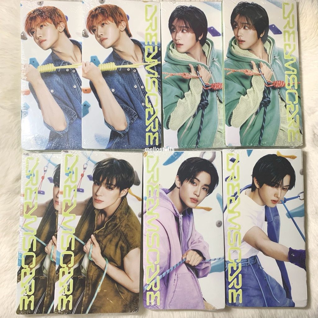 ALBUM VERTICAL FLIP NCT DREAM OFFICIAL MARK JENO HAECHAN JAEMIN JISUNG freebies keychain