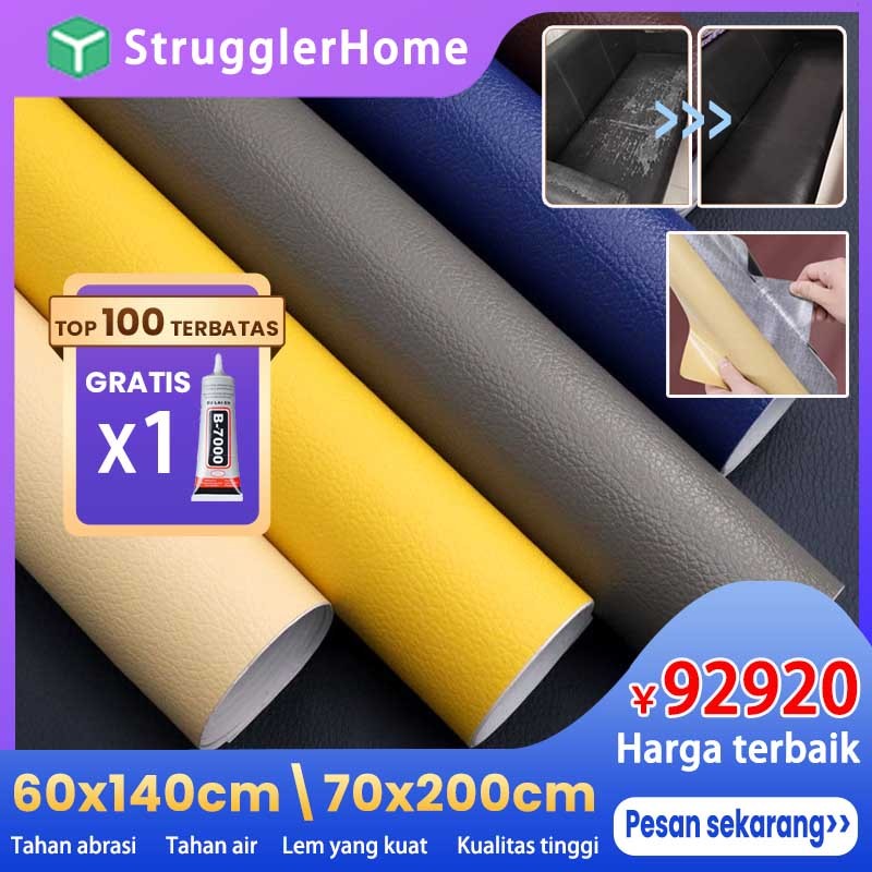 [PU Sticker Kulit Sofa] stiker kulit sofa perekat meteran perbaikan kulit stiker kulit sofa perekat 