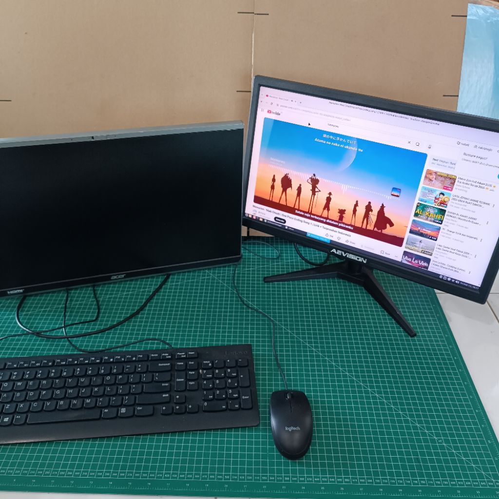 AIO all in one komputer desktop ACER C22-1650  corei3 gen11 minus