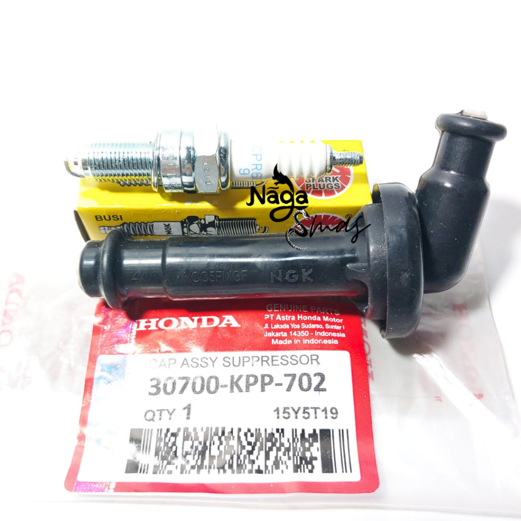 Busi Motor NGK CPR9EA-9 Beat Vario Scoopy CB150 + Tutup Busi CB150R Lama Old CBR 150 CB 150R KPP