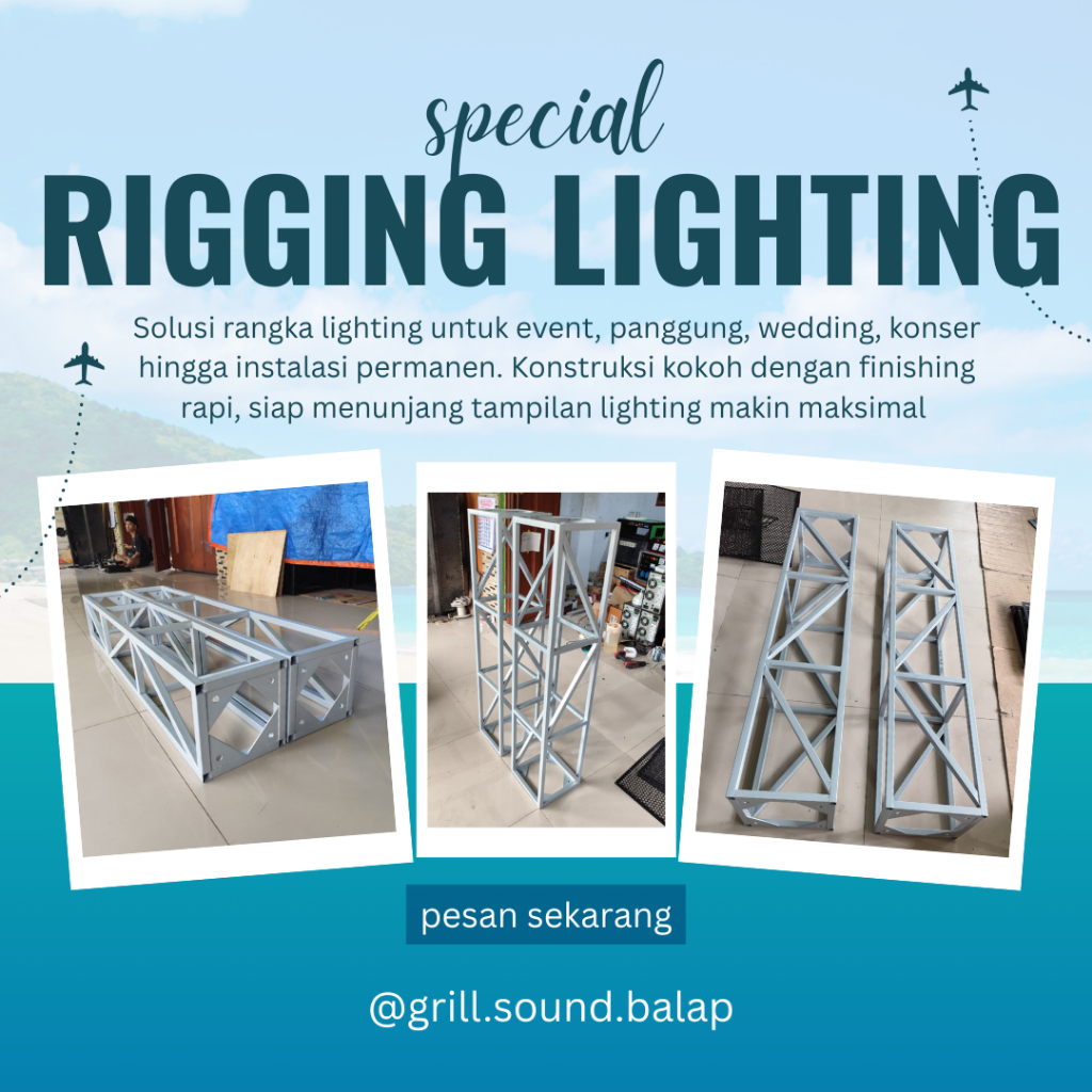 RIGGING SOUND SYSTEM – AKSESORIS GANTUNG SPEAKER KUAT