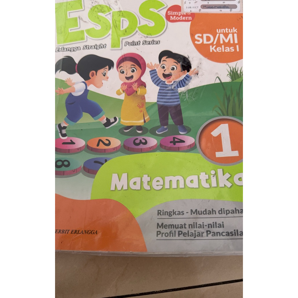 prelove buku matematika kelas 1 SD ESPS