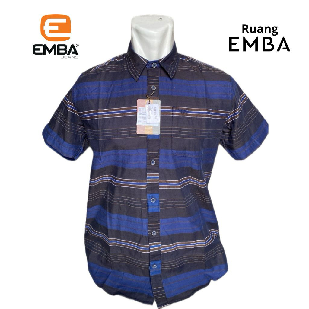 EMBA - Kemeja Pria EMBA Lengan Pendek