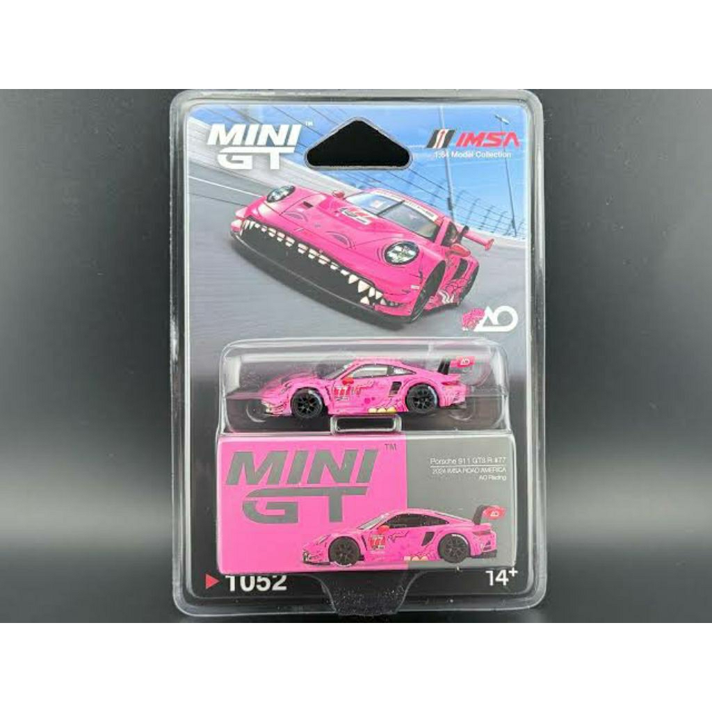 MINI GT PORSCHE 911 GT3 R #77 REXY PINK BLISTER