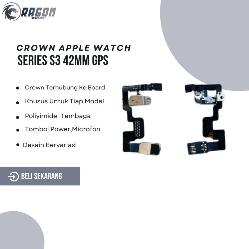 FLEXIBLE DIGITAL CROWN APPLE WATCH SERIES S3 42MM