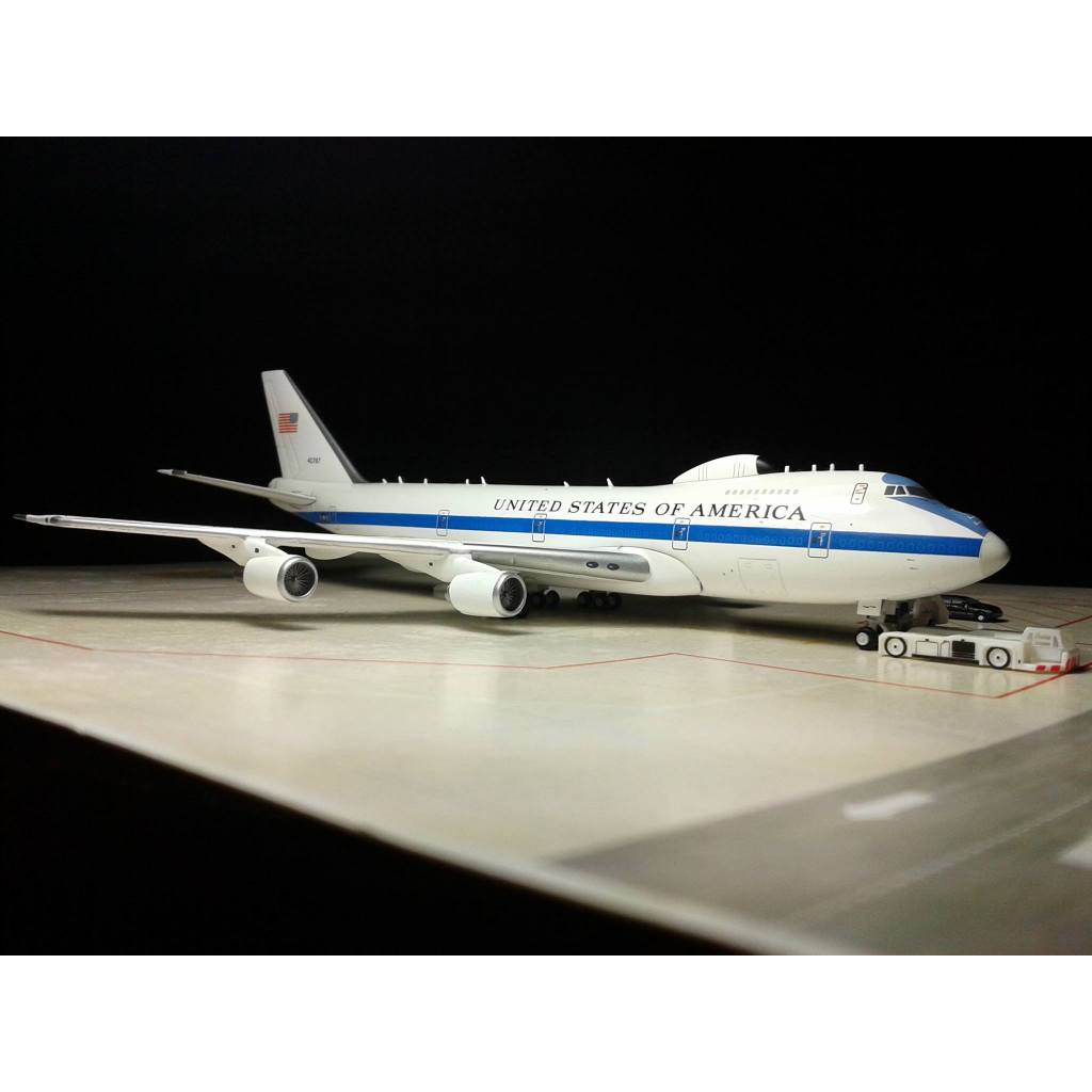 Diecast Pesawat USAF (United States Air Force) Boeing E-4 Advanced Airborne Command Post (Boeing E-4