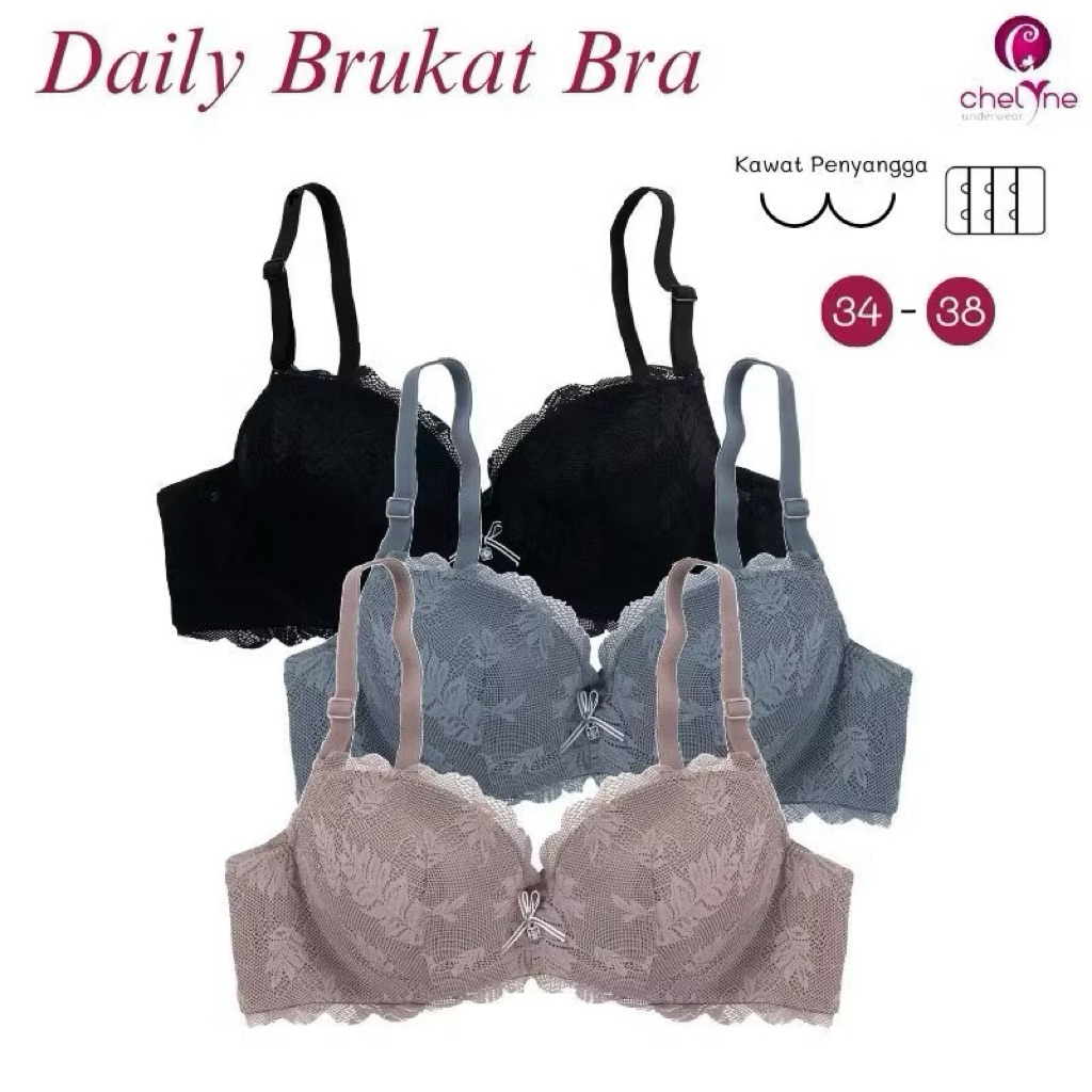 BRA PUSH UP BERKAWAT CHELYNE V7320