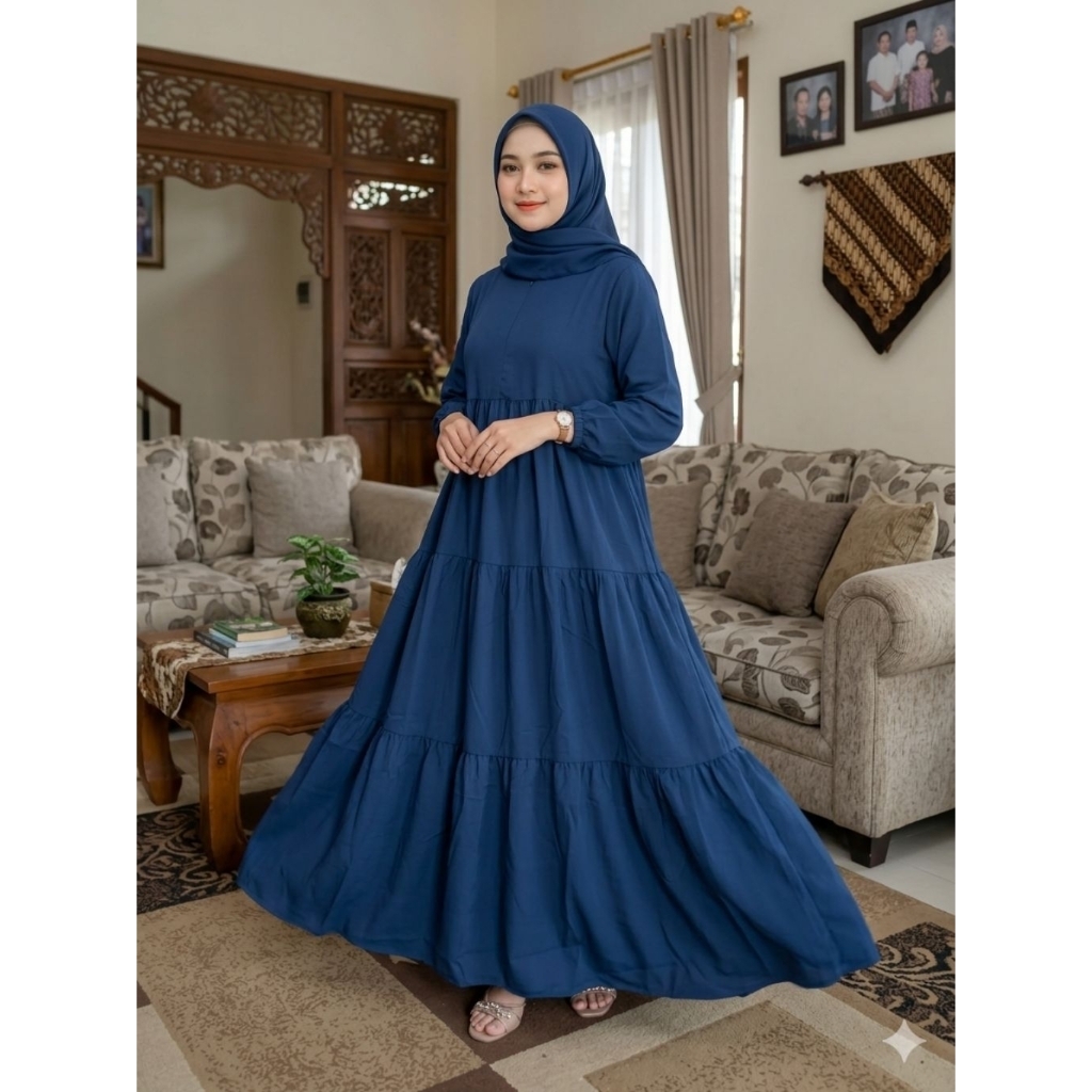 Gamis Canda Navy // Gamis Canda // Gamis Navy Canda
