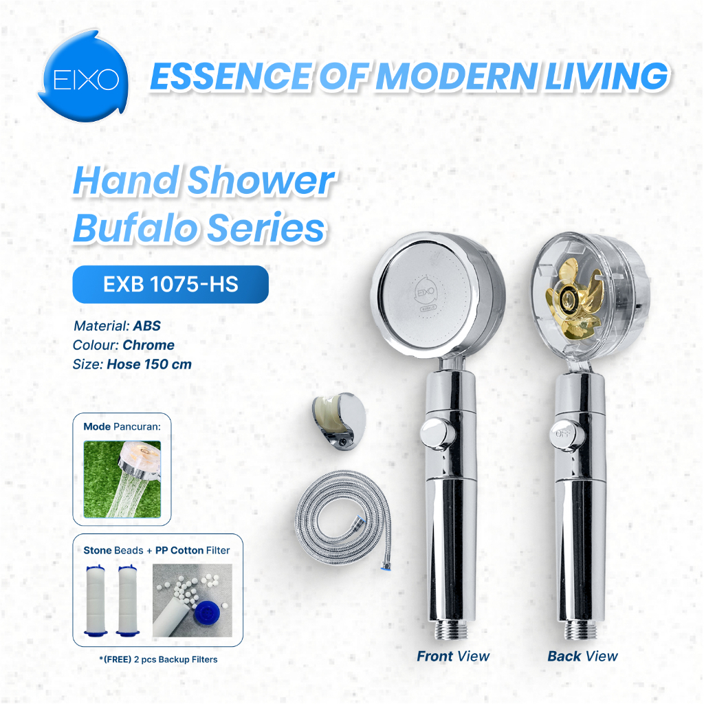 Shower Kamar Mandi Satu Set EIXO BUFALO EXB 1075-HS