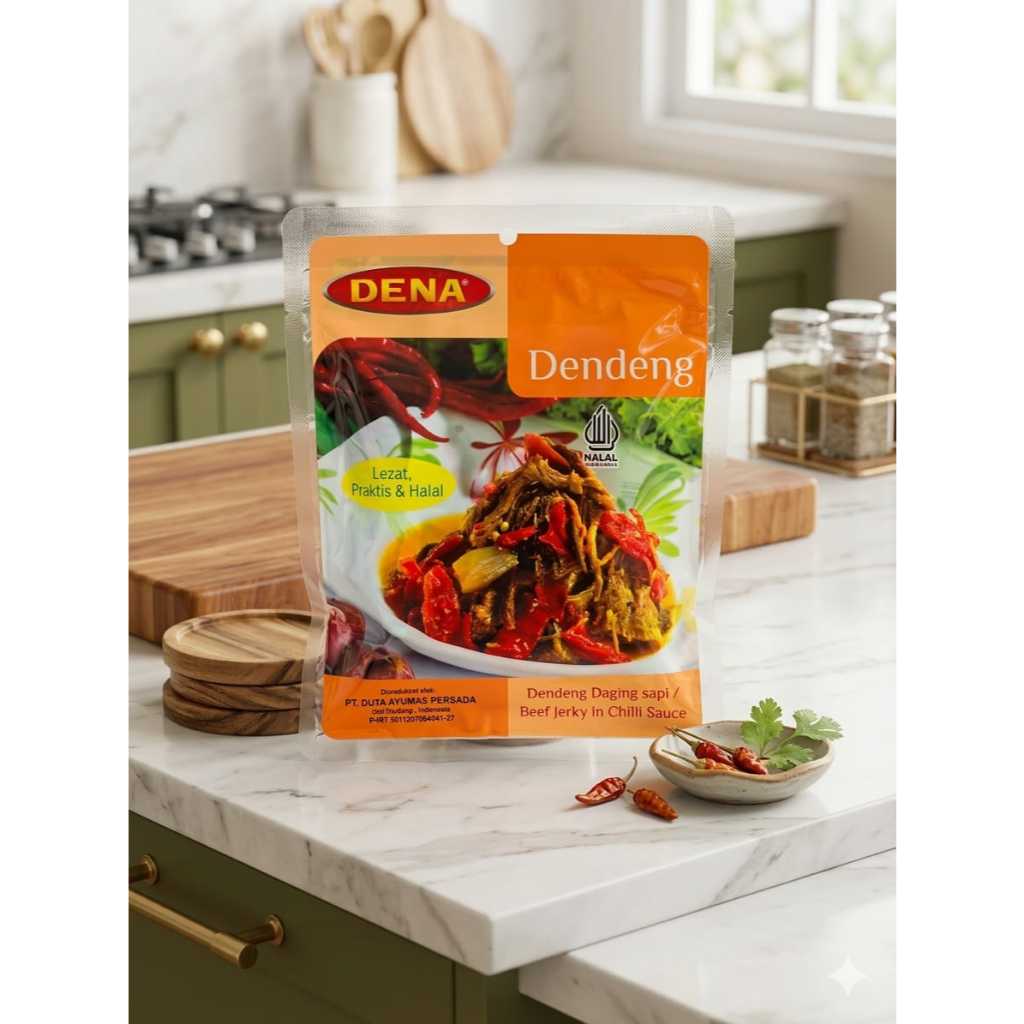 Dendeng Daging Sapi DENA - Lauk Pauk Siap Saji Halal & Praktis