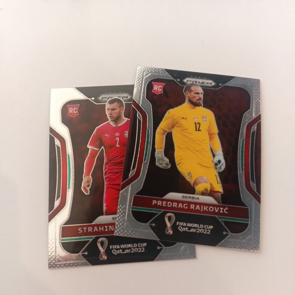 kartu bola panini prizm world cup 2022 serbia base card