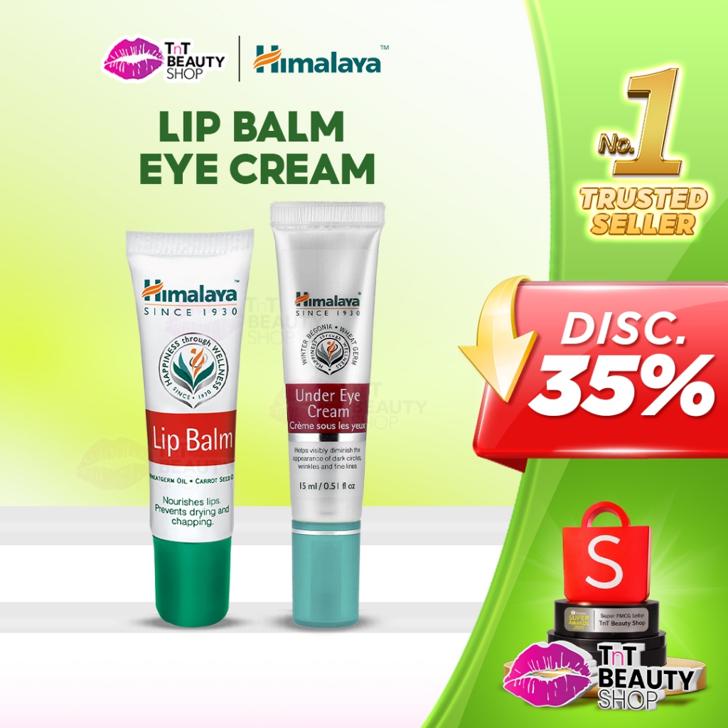 HIMALAYA Lip Balm 10g | Under Eye Cream 15mL | Ultra Moist Cocoa Butter BPOM | TnT Beauty Shop