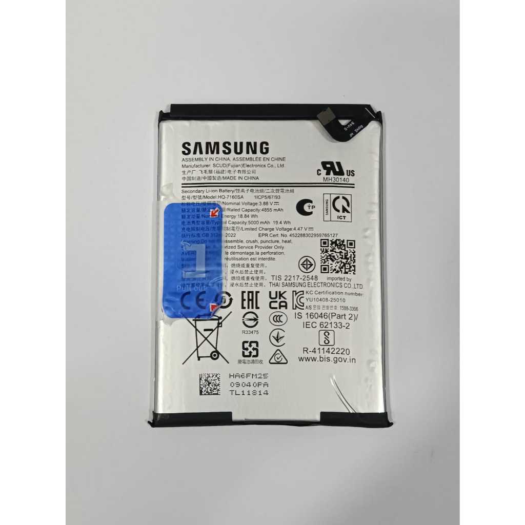 BATTERY SAMSUNG GALAXY A07 4G - A075 HQ-71650SA ORIGINAL SECOND COPOTAN