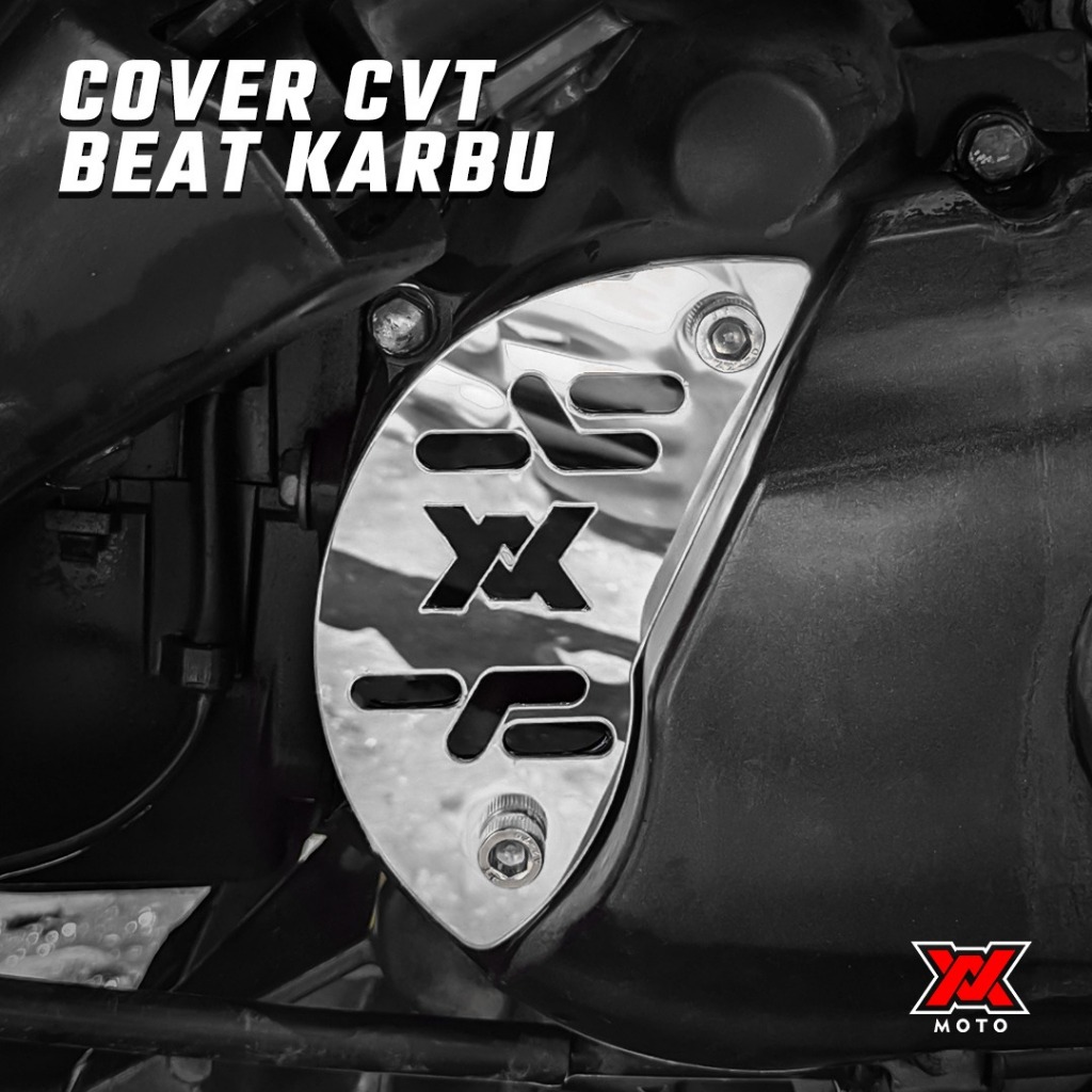 Beat Karbu Cover CVT Beat FI Scoopy Karvu Cover CVT Aksesoris Motor Beat Scoopy Tutup CVT karbu