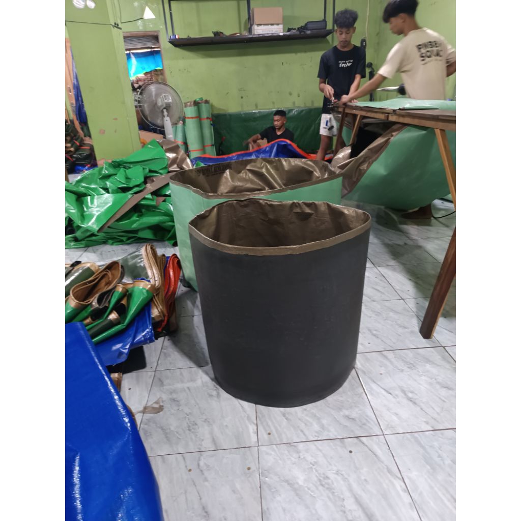 Kolam Bulat Tanpa Rangka D1,5T30