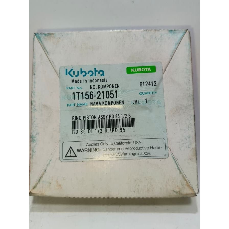 RING PISTON ASSY RD 85 DI-1/2 S /RD 95 KUBOTA