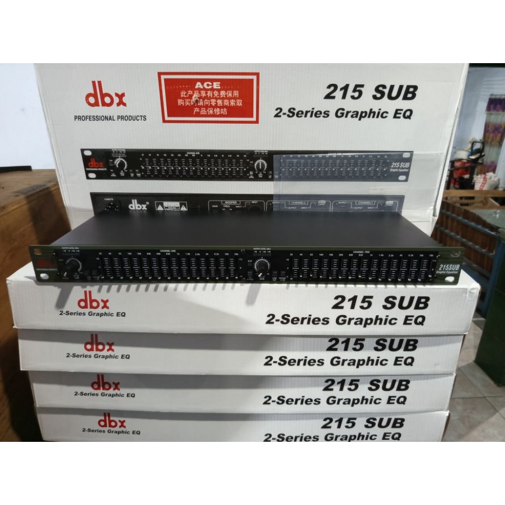 Equalizer Dbx 215+Subwoofer