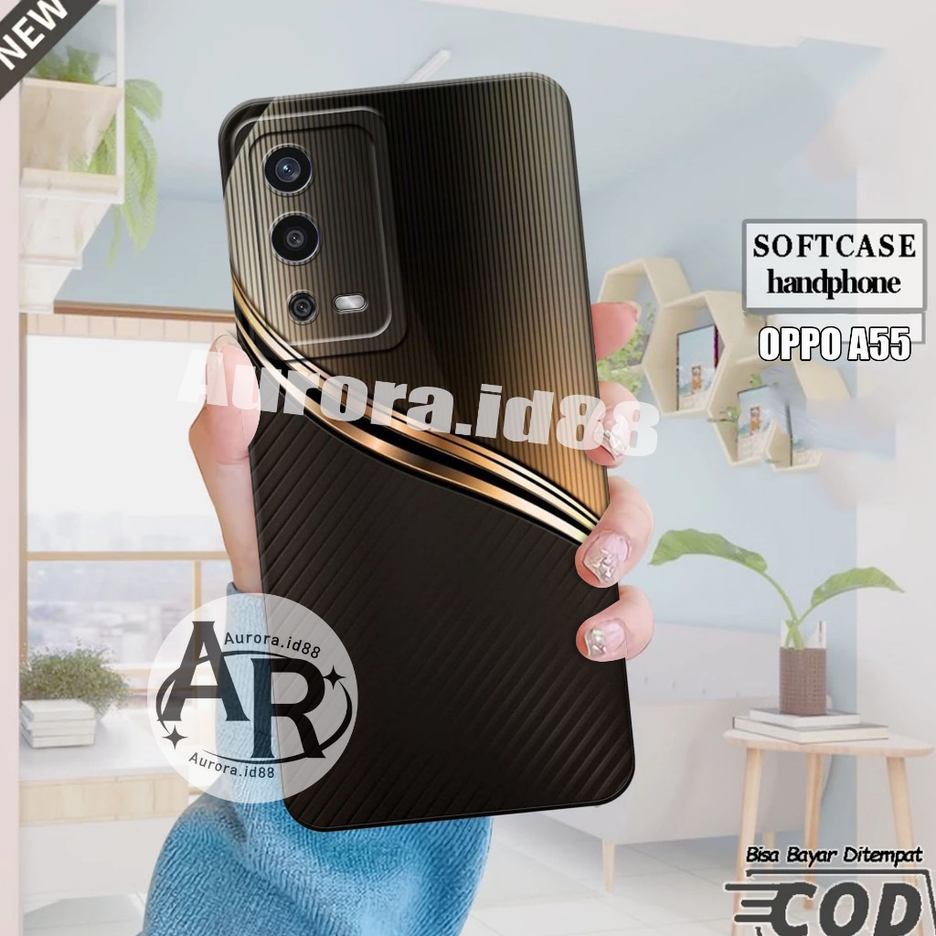Softcase OPPO A55 - OPPO A16 - OPPO A54S - Casing Hp Oppo Pelindung hp - Silikon Mika - Aksesoris Hp