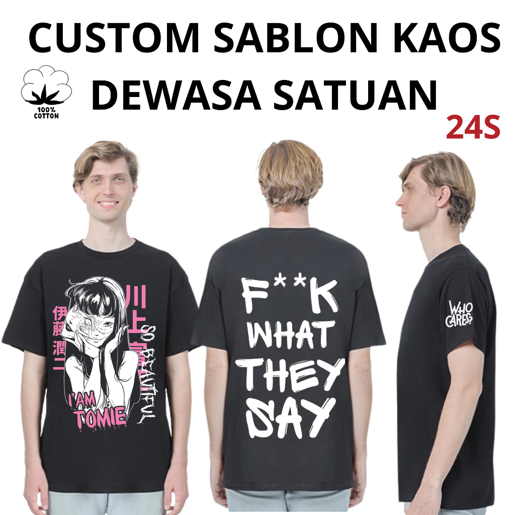Custom Kaos Premium Cotton 24 s T-shirt 7200