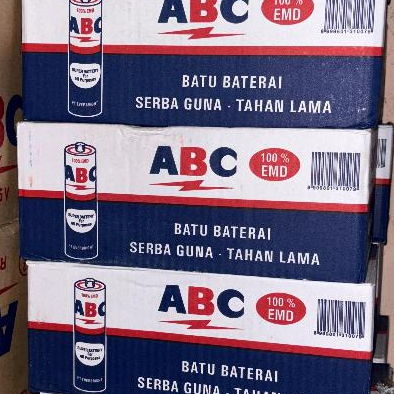 [KARTON] 1 Dus Isi 18 Kotak Baterai AA / A2 ABC 1.5V (Batre/Battery Jam)