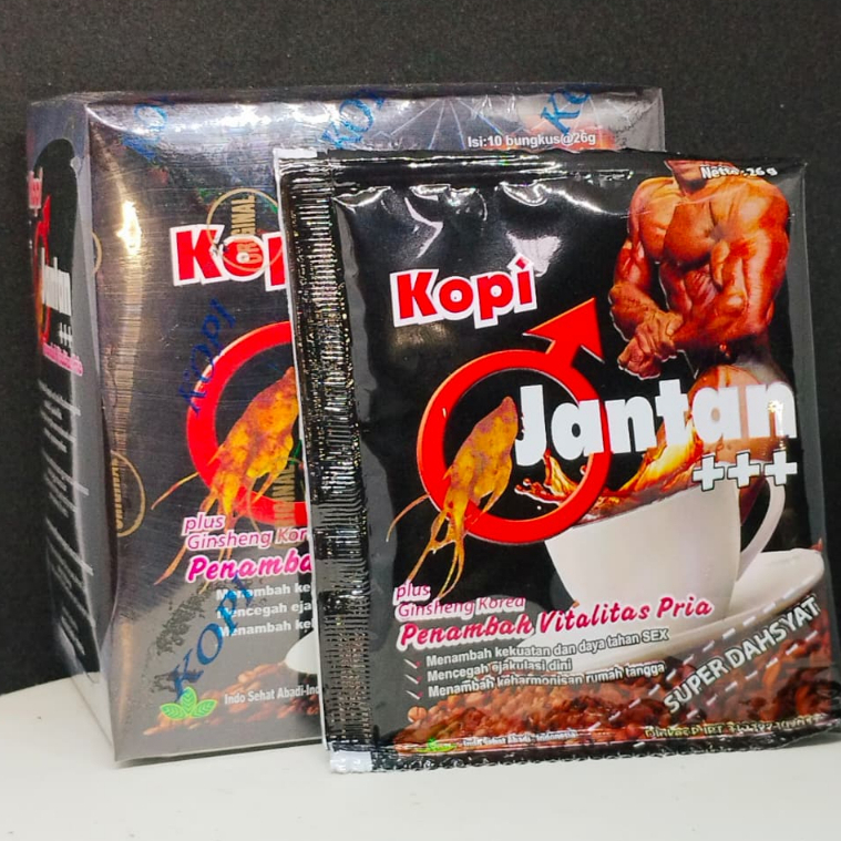 10 Sachet Kopi Extra Jantan Max Original - Rasa Otentik, Kualitas , Praktis Dibawa