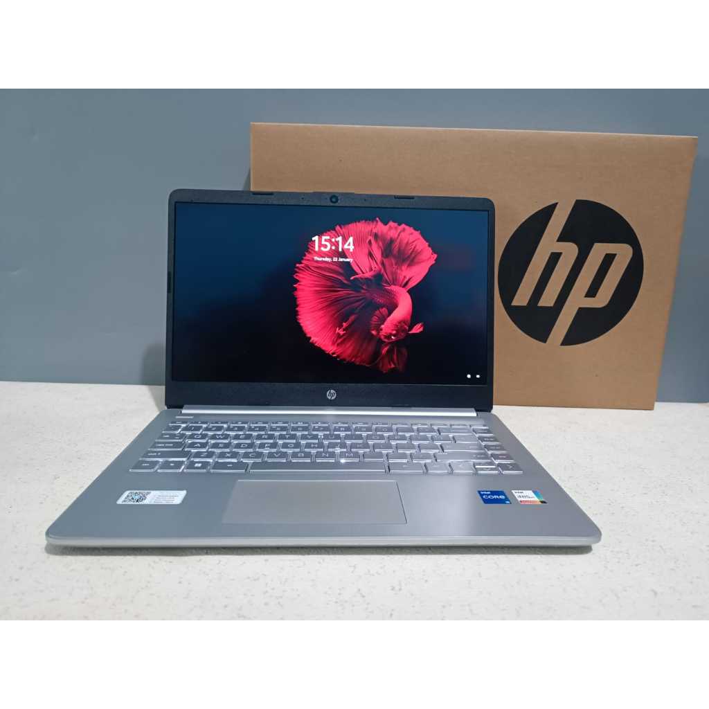 HP 14s i5 1235U SSD 512GB GARANSI RESMI 2026 Fullset