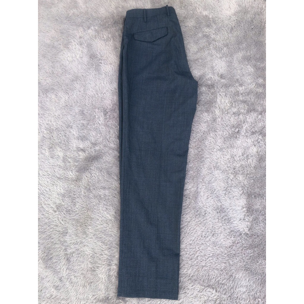 celana bahan trousers work pants tartan big size second