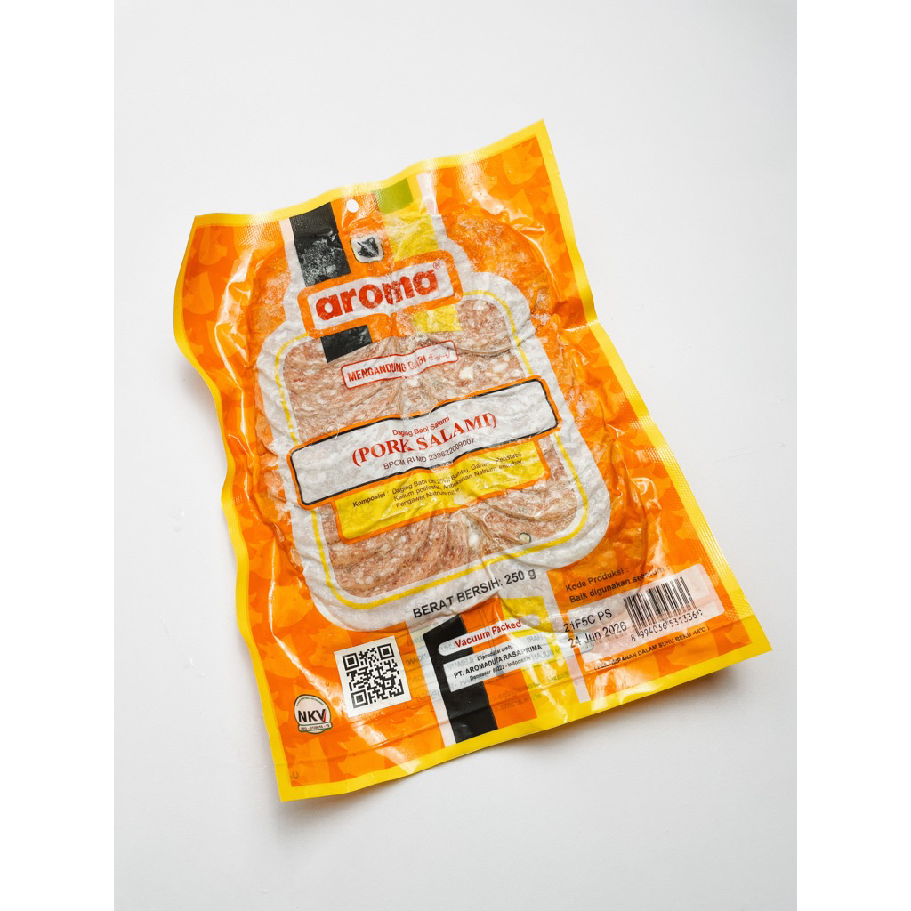 Italian Pork Salami By Aromatik 250 Gram | Salami Babi
