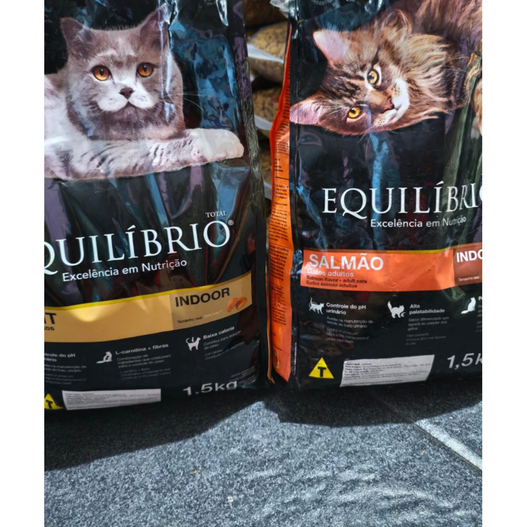 Equilibrio kitten filhotes indoor makanan kucing freshpack 1.5kg Original 100%