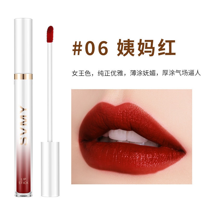 [SALE 3.3] LIPSTIK CAIR SVMY MERAH MERONA / LIPSTIK CAIR SVMY TEKSTUR LEMBUT